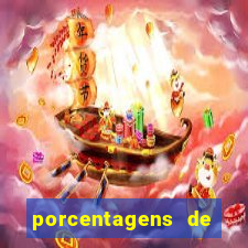 porcentagens de jogos pagantes